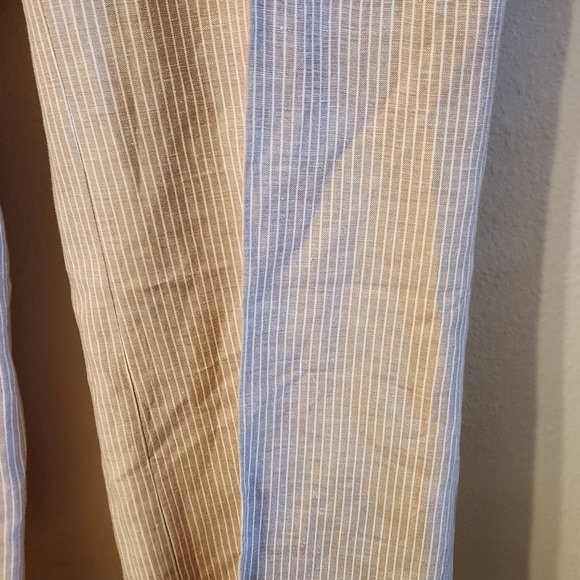 Lane Bryant Linen Blend Wide Leg Pants Sz 16 Pockets Breathable Boho Classic - Picture 5 of 12